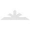 Ekena Millwork Richland Architectural Grade PVC Gable Bracket, 72"W x 24"H x 6"D x 6"F, 8/12 Pitch GBP072X24X0606RIC00 - alternate 2